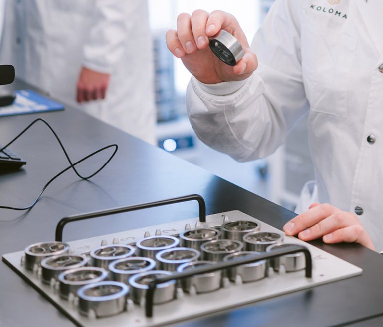 Scientist performing test in a lab