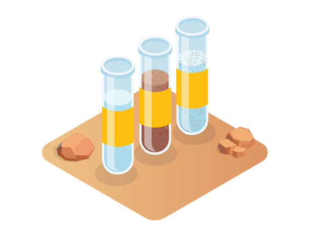 Liquid samples illustration