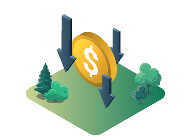 Illustration dollar green grass image 6